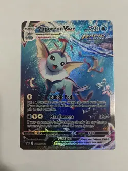 Pokemon Vaporeon VMAX SWSH182 Promo NM - Image 1