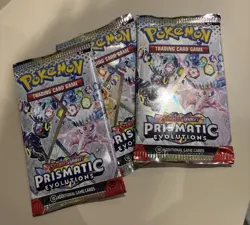 x1 Pokemon Prismatic Evolutions Booster Pack Sealed *Random Art* 8 - Image 1