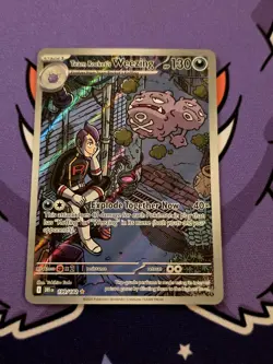 Pokemon TCG Team Rockets Weezing 199/182 SV10: Destined Rivals IR Near Mint - Image 1