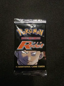 2000 POKEMON TEAM ROCKET 1ST EDITION BOOSTER PACK - FACTORY SEALED - ONE PACK - Image 1