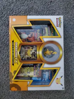 2016 Pokemon Red g Blue CollectionBox Pikachu ex Generations - Image 1