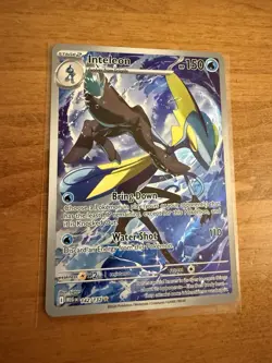 Inteleon 142/132 Illustration Rare -English Mega Evolution Pokemon TCG - Image 1