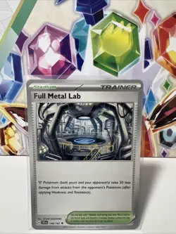 4X Playset Full Metal Lab 148/162 Uncommon Regular - Pokemon Temporal Forces NM - Image 1