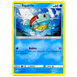Squirtle - 33/214 - Common - Unbroken Bonds Rare Pokemon TCG (NM) - Image 1