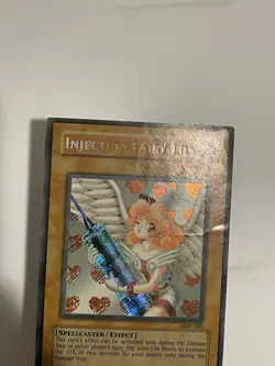 Yu-Gi-Oh! 2002 Injection Fairy Lily LOD-100 Heavy Faded Ink Error Misprint - Image 5