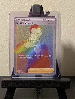 Boss's Orders Rebel Clash 200/192 Full Art Secret Rare Rainbow Card NM - Image 1