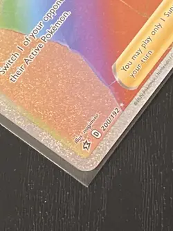 Boss's Orders Rebel Clash 200/192 Full Art Secret Rare Rainbow Card NM - Image 5