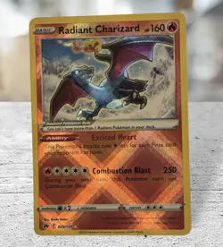 Pokemon RADIANT CHARIZARD 020/159 Crown Zenith Holo Rare Card - Image 1