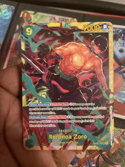 Roronoa Zoro OP06-118 SEC - One Piece TCG - English Card Near-Mint Secret Rare - Image 1