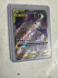 Pokemon TCG Solgaleo Lunala GX Cosmic Eclipse Full Art Card 216/236 NM Condition - Image 3