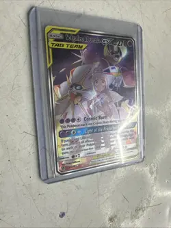 Pokemon TCG Solgaleo Lunala GX Cosmic Eclipse Full Art Card 216/236 NM Condition - Image 4