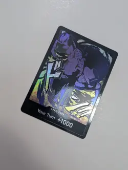 One Piece - DON!! Card (Rob Lucci - Foil) - PRB-02 NM/M Condition - Image 2