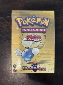 Pokemon Neo Genesis Hotfoot Theme Deck 2000 WOTC Vintage TCG Cards - Image 1