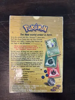 Pokemon Neo Genesis Hotfoot Theme Deck 2000 WOTC Vintage TCG Cards - Image 2
