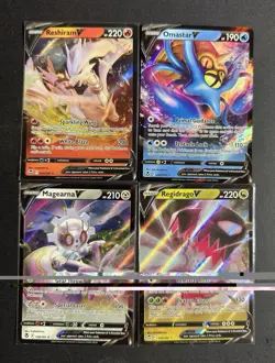 Pokemon TCG Sword And Shield Mixed V Lot 21 Total Cards NM Condition (D) - Image 3