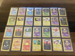 Pokemon TCG 2001-2002 Vintage E Reader Card Lot LP (Excellent) Condition 28 Card - Image 1