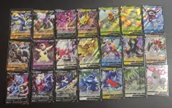 Pokemon TCG Sword And Shield Mixed V Lot 21 Total Cards NM Condition (E) - Image 1