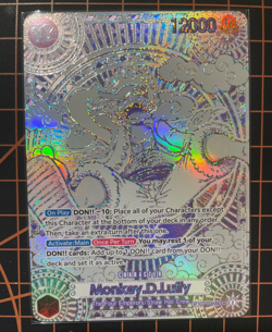One Piece Card Game Monkey.D.Luffy SP OP05-119 SEC 2 Silver English OP11 - Image 1