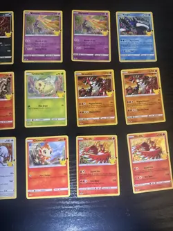 Pokemon 15 Card Lot Celebrations 25th Anniversary Stamped And McDonald’s Promo - Image 1