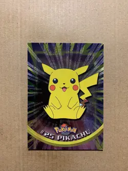 Holofoil Pikachu #25 Series 1 Black Label - TOPPS Pokemon Card - EXCELLENT - Image 1