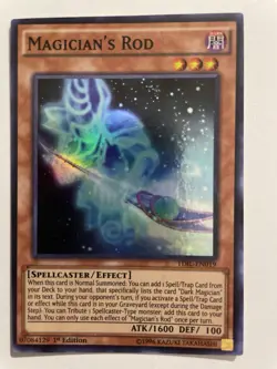 Magician's Rod MP17-EN074 - Super Rare - 1st Edition - Yu-Gi-Oh! Card - NM/LP - Image 1