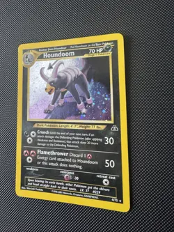 Pokemon Card - Houndoom Holo - 4/75 - Neo Discovery - 2001 - Image 2
