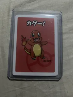 Old Maid Japanese Pokemon Center Red Back 2019 Promo Playing Card - Charmander - Image 2