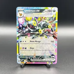 Pokemon TCG Umbreon EX 060/131 Double Rare Holo Card Prismatic Evolutions - Image 1