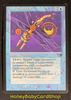 MTG Legends 1994 Time Elemental NM/LP Card LEG Rare Old School 93/94 - Image 2