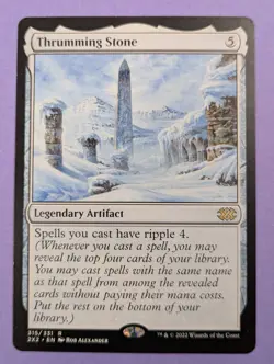 MTG Magic: Double Masters 2022: Thrumming Stone #315/331 Rare - NM - Image 1