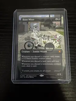 x1 Bone Miser SPG MTG 87 BORDERLESS MYTHIC M/NM 1x - Image 1