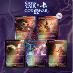 Secret Lair PlayStation Ghost of Tsushima and Both God of War Foil ready to ship - Image 3