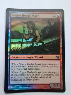 MTG Noggle Hedge - Mage (EVE) Eventide Foil Uncommon 108/180 MP - Image 1