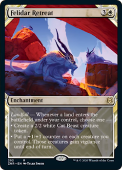Felidar Retreat - X1 Showcase - Zendikar Rising - 4RCards - Image 1