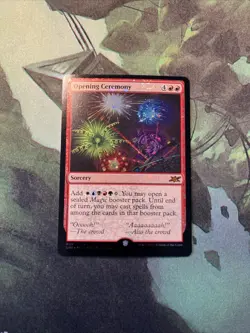 MTG 1x GALAXY FOIL Opening Ceremony NM FAST SHIPPING - Image 1