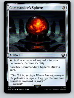 Magic the Gathering Commander's Sphere Lord of the Rings Commander MTG Free Ship - Image 1