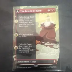 The Legend of Roku Borderless 357 NM MTG Avatar: The Last Airbender Magic - Image 1