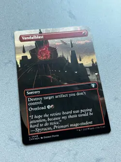 1x Vandalblast #646 FOIL ~ Commander Masters CMM Showcase Magic MTG - NM / Mint - Image 3