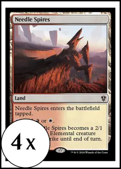 MTG - 4 x Needle Spires - Karlov Manor Commander - Playset 4x x4 - Image 1