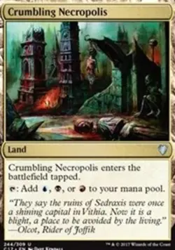 4x Crumbling Necropolis NM-Mint, Japanese Commander 2017 MTG Magic - Image 1