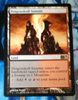 Dragonskull Summit MTG Magic 2013 M13 Rare Land Slightly Played x1 OC4 - Image 1