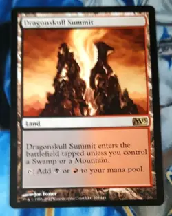 Dragonskull Summit MTG Magic 2013 M13 Rare Land Slightly Played x1 OC4 - Image 2