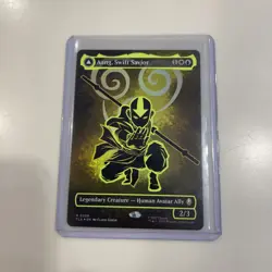 Aang, Swift Savior (Borderless) (Neon Ink Foil) Avatar: The Last Airbender Foil - Image 1