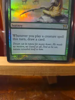 MTG Glimpse of Nature (Foil) - Champions of Kamigawa - #210 - Image 2