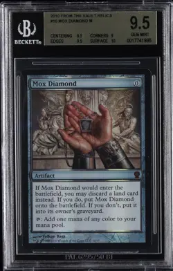 2010 MTG FROM THE VAULT RELICS M #10 MOX DIAMOND BGS 9.5 - Image 1