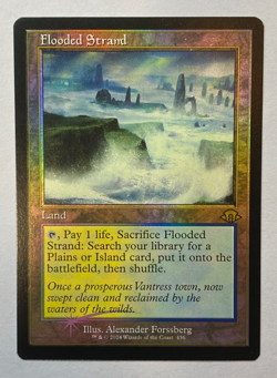 MTG - Flooded Strand - Retro Frame - FOIL - Modern Horizons 3 - Image 1
