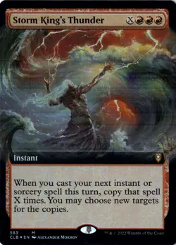 Storm King's Thunder NM/M* FOIL EXTENDED Commander Baldur's Gate 583 -UnltdCards - Image 1