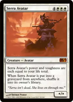 1x Serra Avatar - Foil Light Play MTG Magic - Kid Icarus - - Image 1