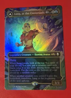 MTG - Aang, at the Crossroads - Borderless - Foil - Avatar The Last Airbender - Image 1