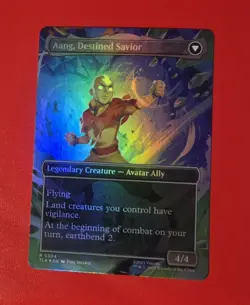 MTG - Aang, at the Crossroads - Borderless - Foil - Avatar The Last Airbender - Image 2